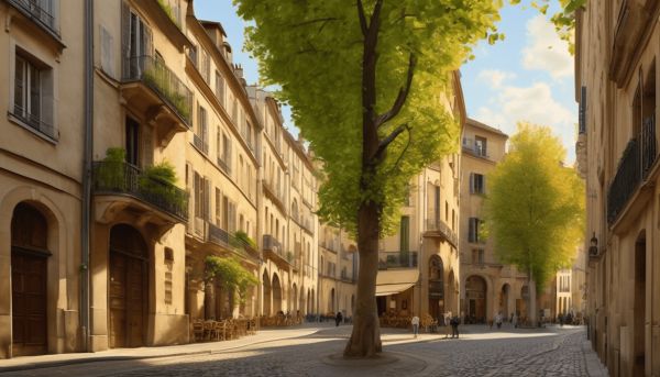 Charmante rue des Marronniers au cœur de Lyon