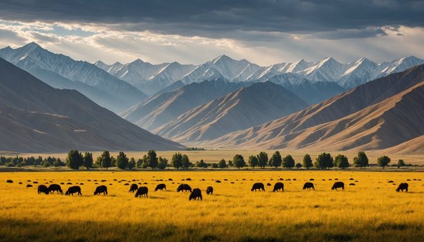 Exploration des paysages inoubliables du kirghizistan