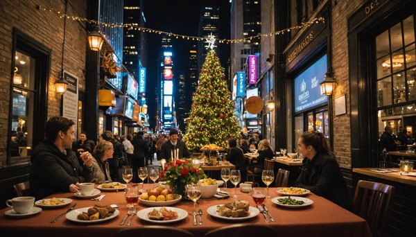 Décembre à new york : découvertes magiques et plaisirs gourmets